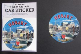 Hobart Round Car Sticker