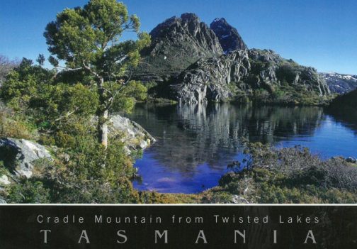 Cradle Mountain from Twisted Lakes Tasmania