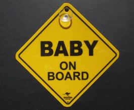 Baby on Board Car Swinger Sign