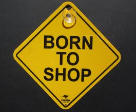 Born to Shop Swinger Sign