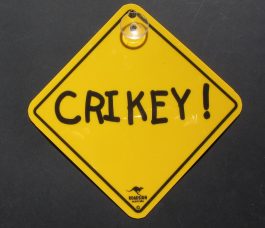 Crikey! Swinger Sign