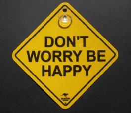 Don’t worry, be happy! Swinger Sign