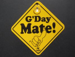 G’day mate! Swinger Sign