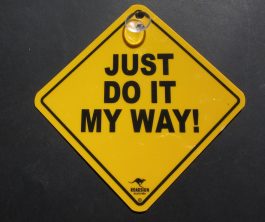Just do it my way! Swinger Sign