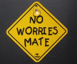 No worries mate Swinger Sign