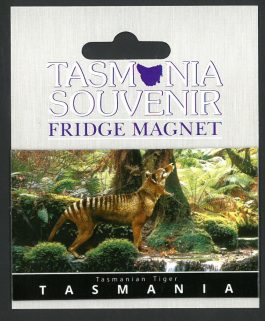 Tasmanian Tiger in Rainforest Magnet