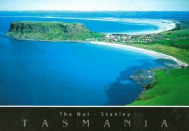 Aerial View of The Nut Tasmania Postcard