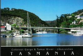 Cataract Gorge and Tamar River Launceston Tasmania Postcard