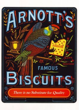 Arnotts Famous Biscuits Logo Postcard