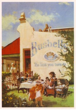 Bushells Tea Party Advert Postcard