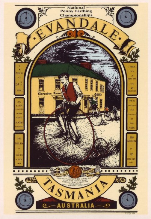 Penny Farthing Championships - Evandale Tasmania