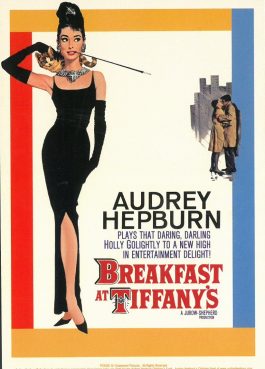 Audrey Hepburn – Breakfast at Tiffany’s Advert Postcard