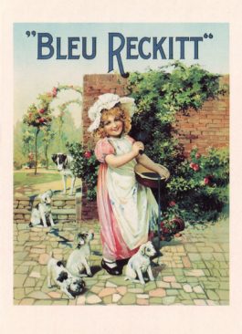 Bleu Reckitt Advert Postcard