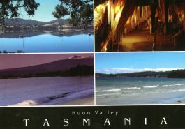 4 Views Huon Valley Tasmania Postcard