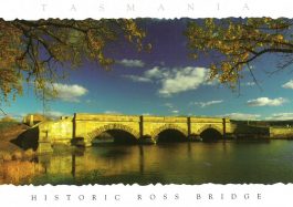 Historic Ross Bridge Tasmania Postcard