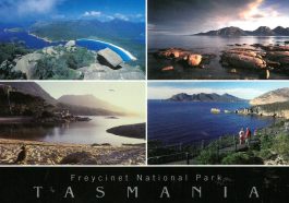 4 Views Freycinet National Park Tasmania Postcard