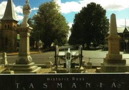 Ross War Memorial Tasmania Postcard