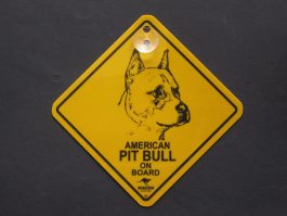 American Pit Bull on Board Swinger Sign