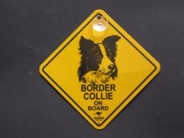 Border Collie on Board Swinger Sign